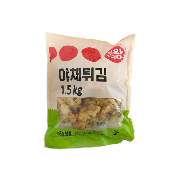 SIKJAJAEWANG FROZEN FRIED VEGETABLE 1.5kg 식자재왕 야채튀김 (6/CTN)