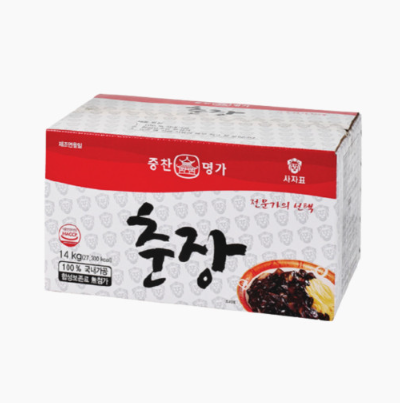 (LAST)black bean paste 14kg 춘장, 사자표