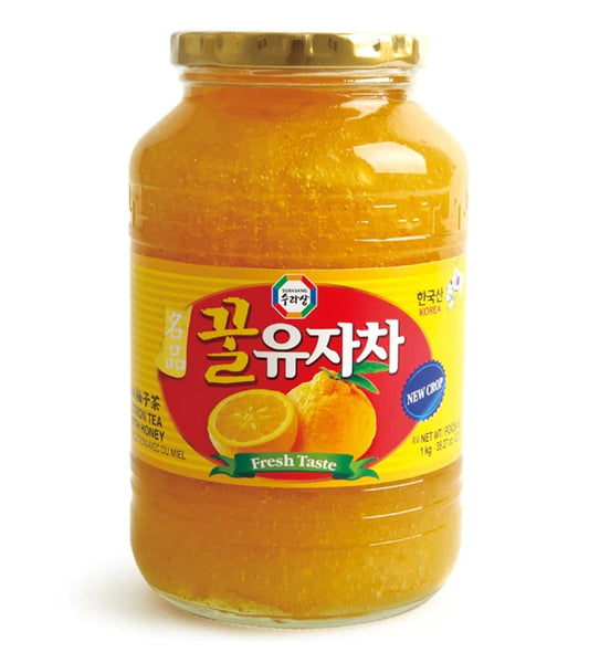 CITRON TEA WITH HONEY 1KG 꿀 유자차(삼진) (12/CTN)