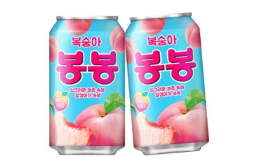 (LAST) [BOX] HAITAI BONG BONG PEACH DRINK 340ML 해태 복숭아 봉봉 (24/CTN)