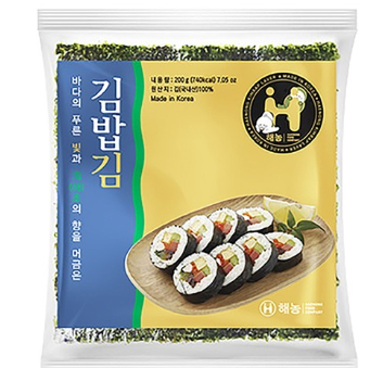 DRIED SEAWEED FOR GIMBAP 230g  해농 김밥김 골드 100매 (20/CTN)