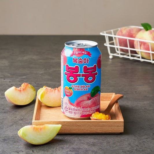 (LAST) [BOX] HAITAI BONG BONG PEACH DRINK 340ML 해태 복숭아 봉봉 (24/CTN)