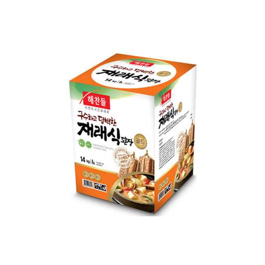 CJ Soybean paste 14Kg Box  해찬들 재래식 된장 골드