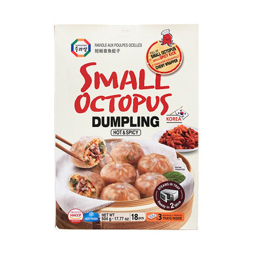 SMALL OCTOPUS DUMPLING 쭈꾸미 물방울 만두(8/CTN)