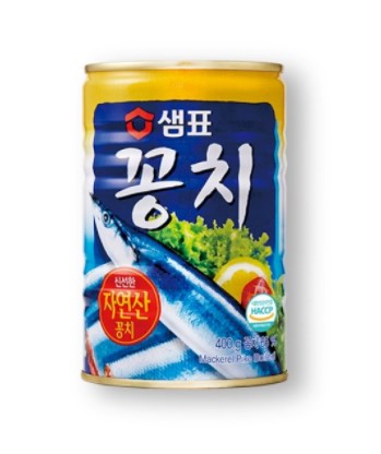 (Last) Canned Mackerel Pike Boiled400g 샘표 꽁치 캔(24 per box)