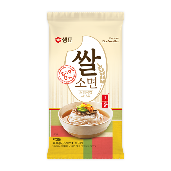 RICE NOODLES 800G 샘표 쌀소면 (12/CTN)