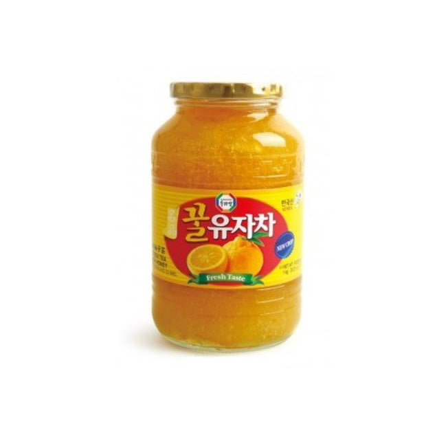 CITRON TEA WITH HONEY IN BOTTLE 580G 꿀 유자차 (15/CTN)