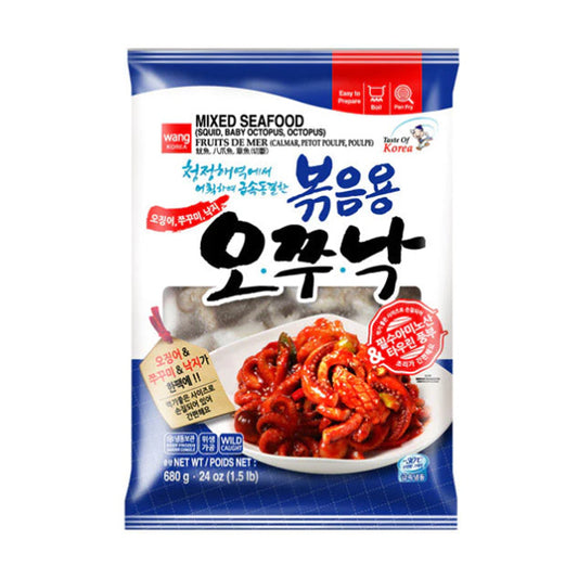 O Zu Nak FROZEN MIXED SEAFOOD 453g 볶음용 오쭈낙(24/CTN)