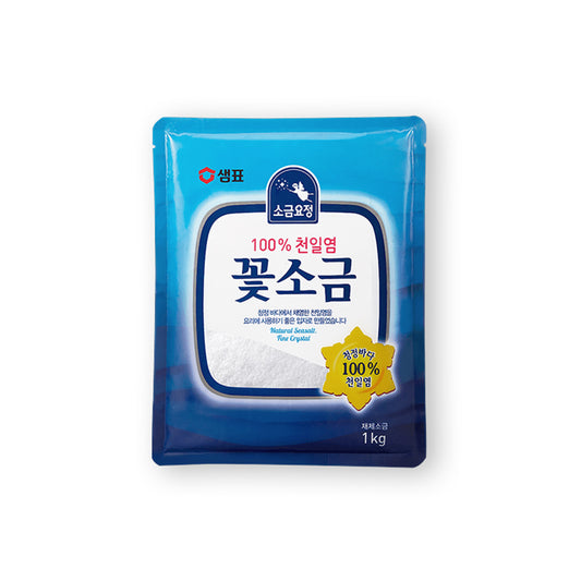 CRYSTALIZED SALT 1KG 꽃소금(15 PER BOX)